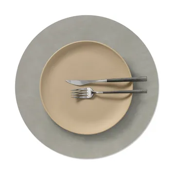 Nupo bordstablett - Light grey, circle, L - LIND DNA