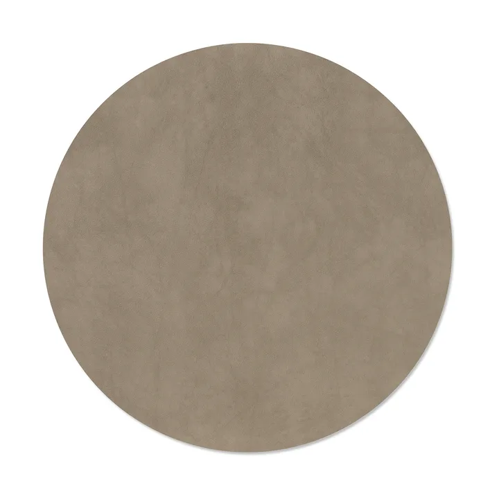Nupo bordstablett - Nomad grey, circle, L, Ø38 cm - LIND DNA