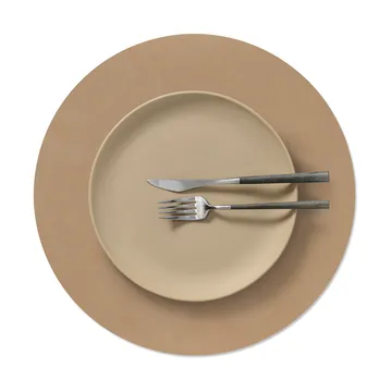 Nupo bordstablett - Nougat, circle, L - LIND DNA
