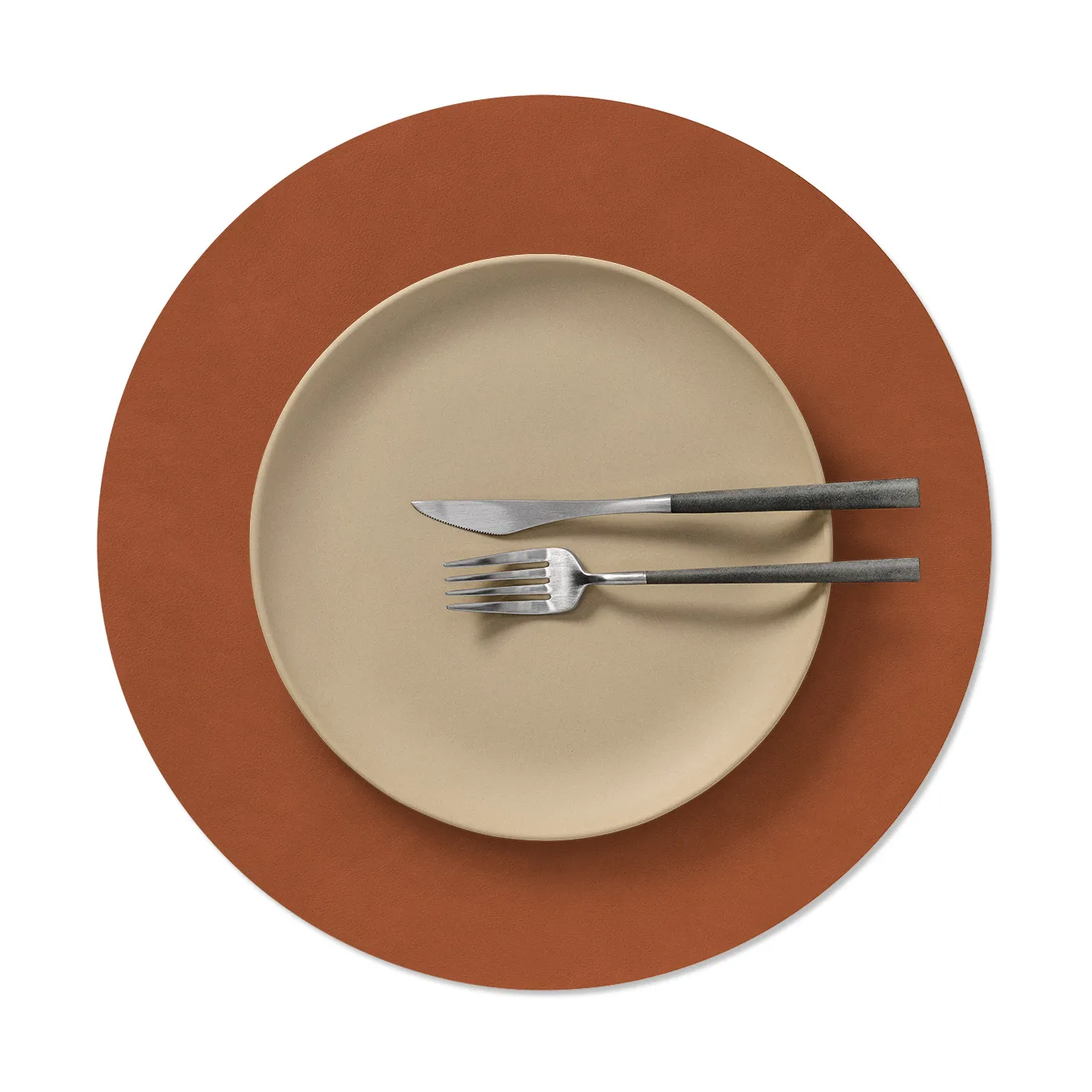 Nupo bordstablett, Rust, circle, L, Ø38 cm LIND DNA