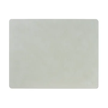 Nupo bordstablett square L - Metallic (stengrå), 45x35 cm - LIND DNA