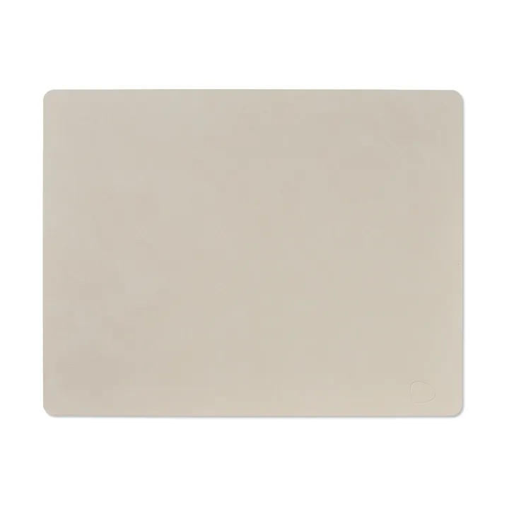 Nupo bordstablett square L - Oyster white, 45x35 cm - LIND DNA