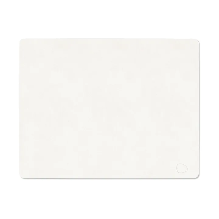 Nupo bordstablett square L - Pure white, 45x35 cm - LIND DNA