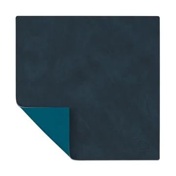 Nupo bordstablett square vändbar S 1 st - Midnight blue-petrol - LIND DNA