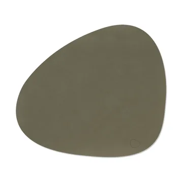Nupo bordstablett vändbar curve L 1 st - Army green-nature, 44x37 cm - LIND DNA