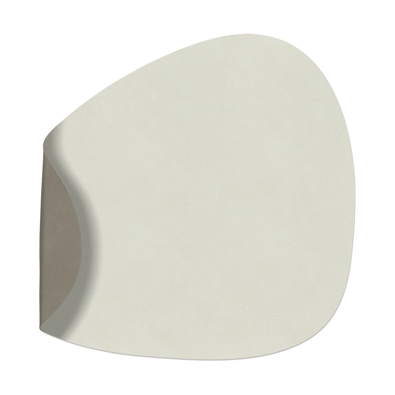 Nupo bordstablett vändbar curve L 1 st, Linen-flint grey LIND DNA