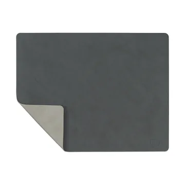 Nupo bordstablett vändbar square L 1 st - Antracitgrå-ljusgrå, 45x35 cm - LIND DNA