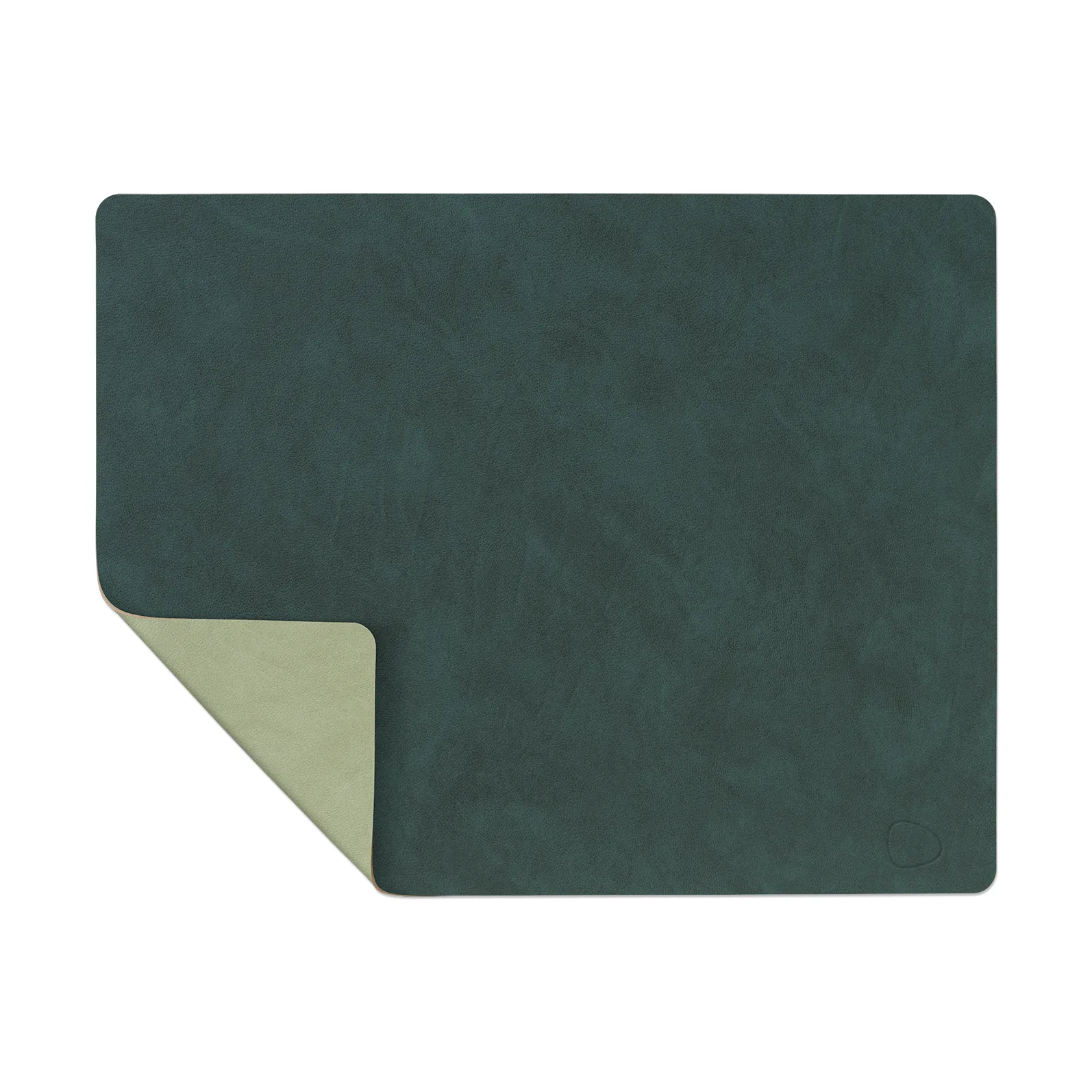 Nupo bordstablett vändbar square L 1 st, Dark green-olive green LIND DNA