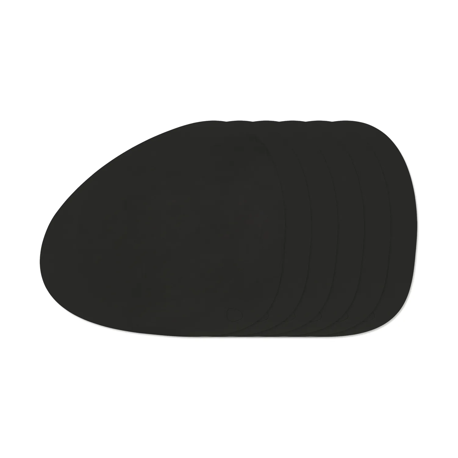 Nupo Curve bordstablettset, Black Ink, 6-pack, 44x37 cm LIND DNA