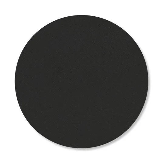 Nupo glasunderlägg circle, Black ink LIND DNA