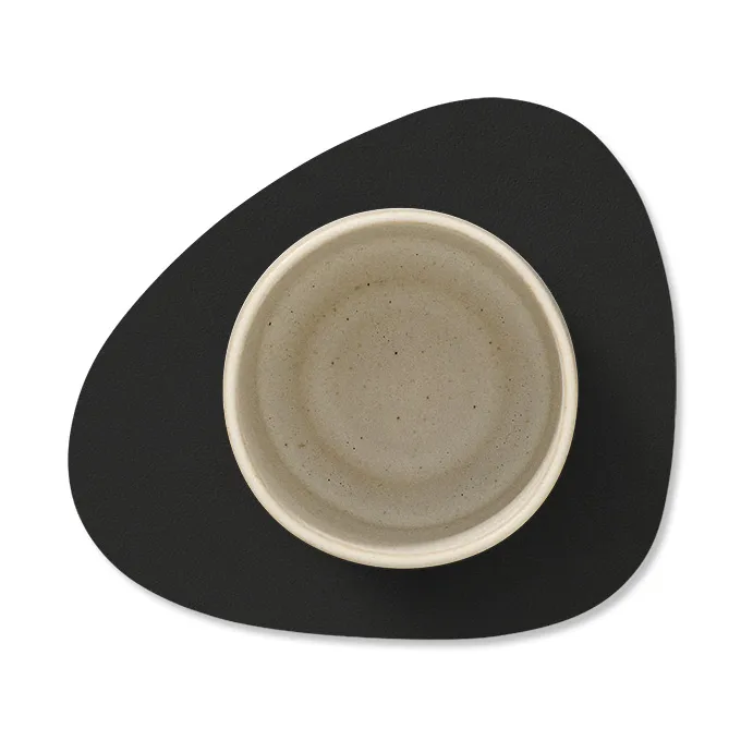 Nupo glasunderlägg curve, Black ink LIND DNA