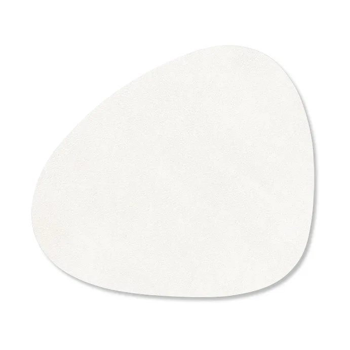 Nupo glasunderlägg curve, Pure white LIND DNA