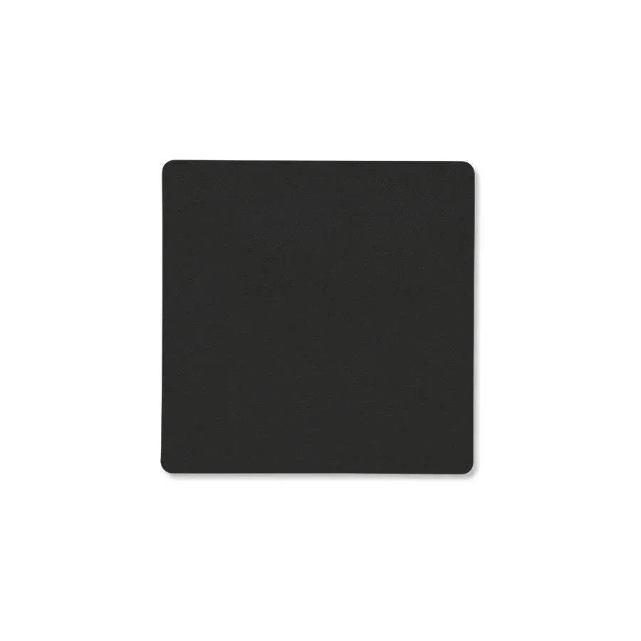 Nupo glasunderlägg square, Black ink LIND DNA