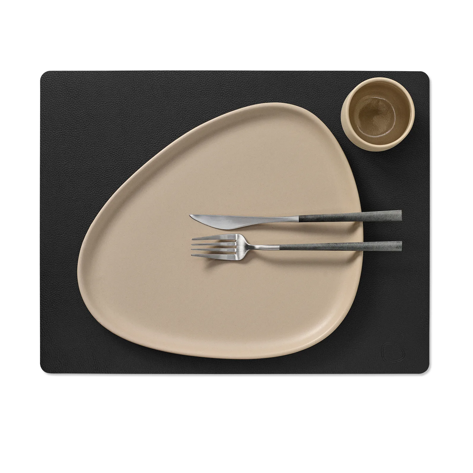 Serene bordstablett square L 35x45 cm, Black, 35x45 cm LIND DNA