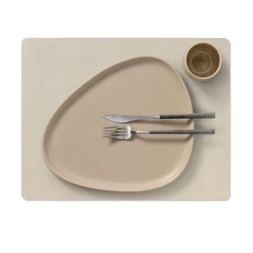 Serene bordstablett square L 35x45 cm - Cream, 35x45 cm - LIND DNA