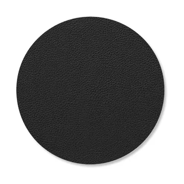 Serene glasunderlägg circle Ø10 cm - Black - LIND DNA