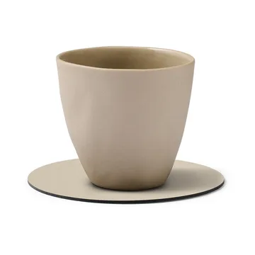 Serene glasunderlägg circle Ø10 cm - Cream - LIND DNA