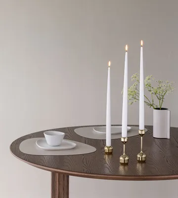 Silhouette ljusstake 2 delar - Guld - LIND DNA