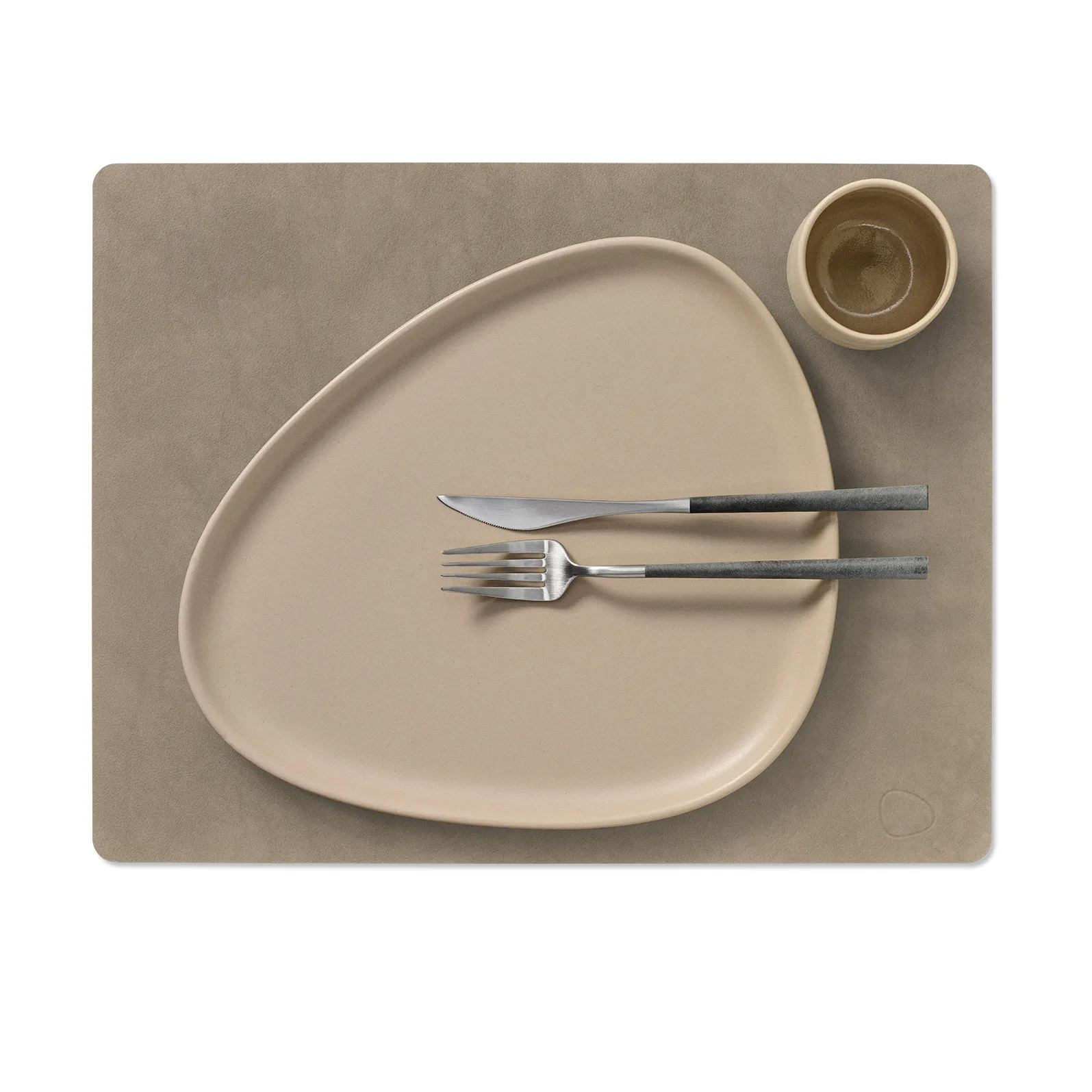 Square Nupo bordstablett 35x45 cm, Nomad grey, 45x35 cm LIND DNA