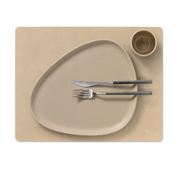 Square Nupo bordstablett 35x45 cm - Sand, 45x35 cm - LIND DNA