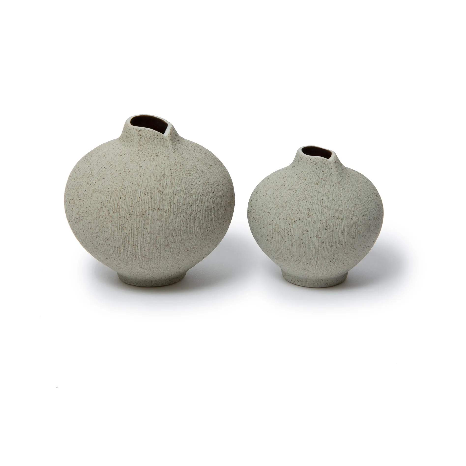 Line vas, Sand grey, medium Lindform
