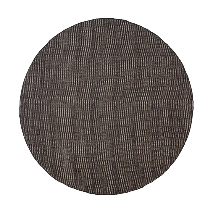 Asko matta rund - Black, Ø240 cm - Linie Design