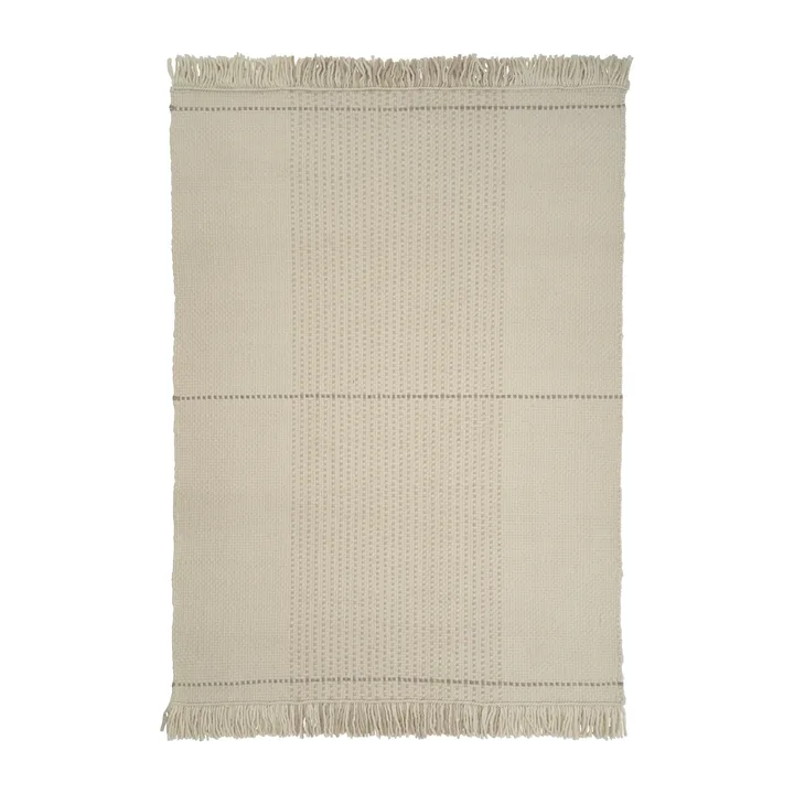 Awakened Mind ullmatta 140x200 cm - White - Linie Design