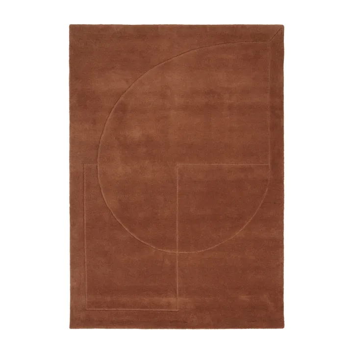 Lineal Poem ullmatta - Amber, 140x200 cm - Linie Design