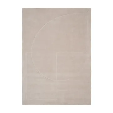 Lineal Poem ullmatta - Beige, 170x240 cm - Linie Design