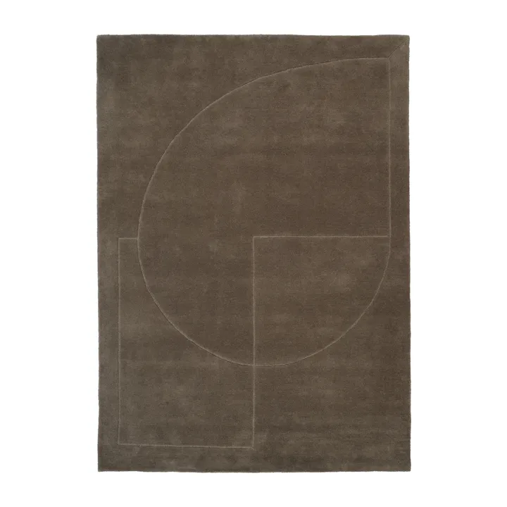 Lineal Poem ullmatta - Moss, 140x200 cm - Linie Design