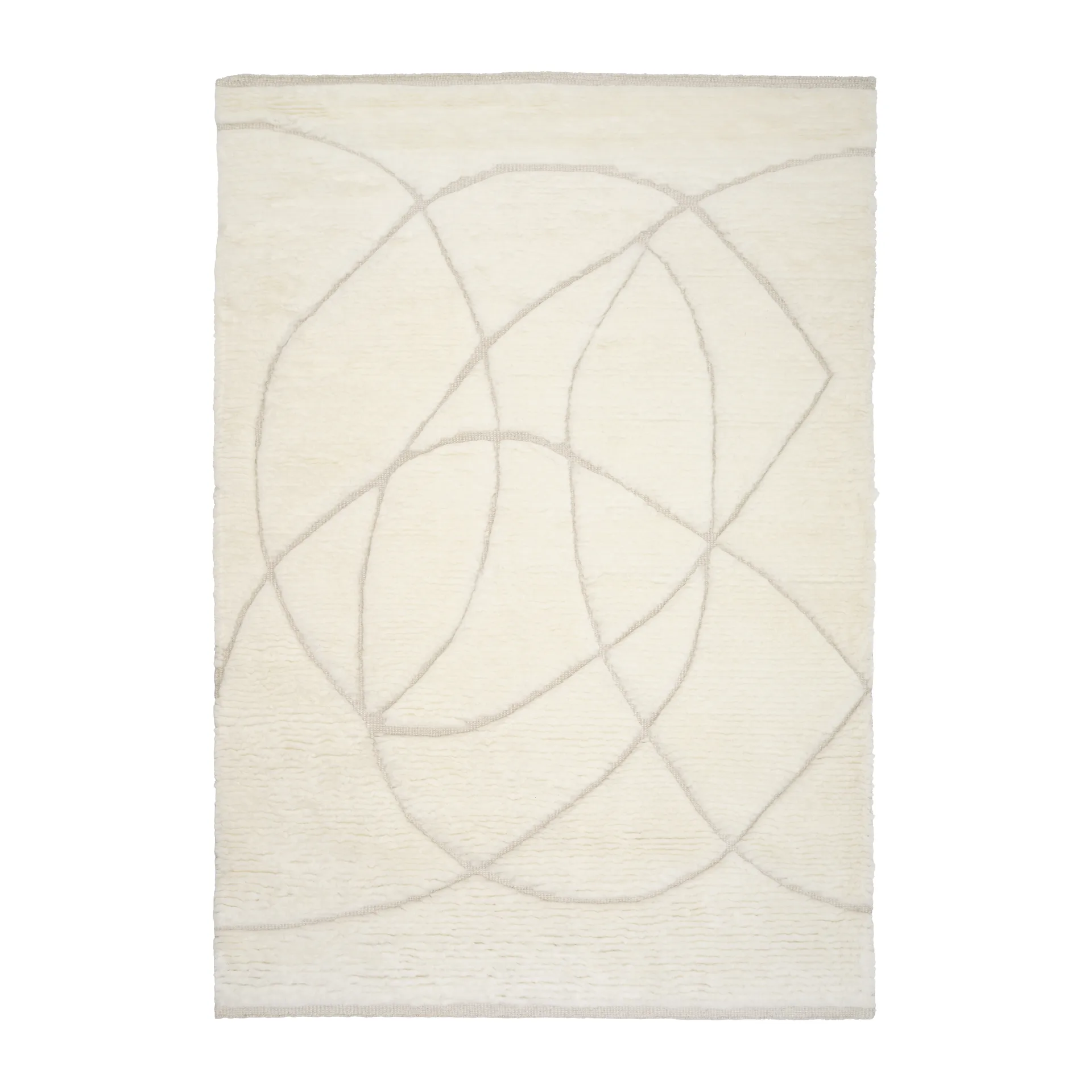 Lineal Sweep ullmatta, White, 250x350 cm Linie Design