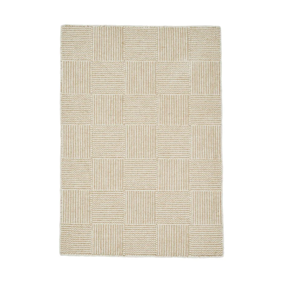 Linie Design Chess matta, White, 200x300 cm Linie Design