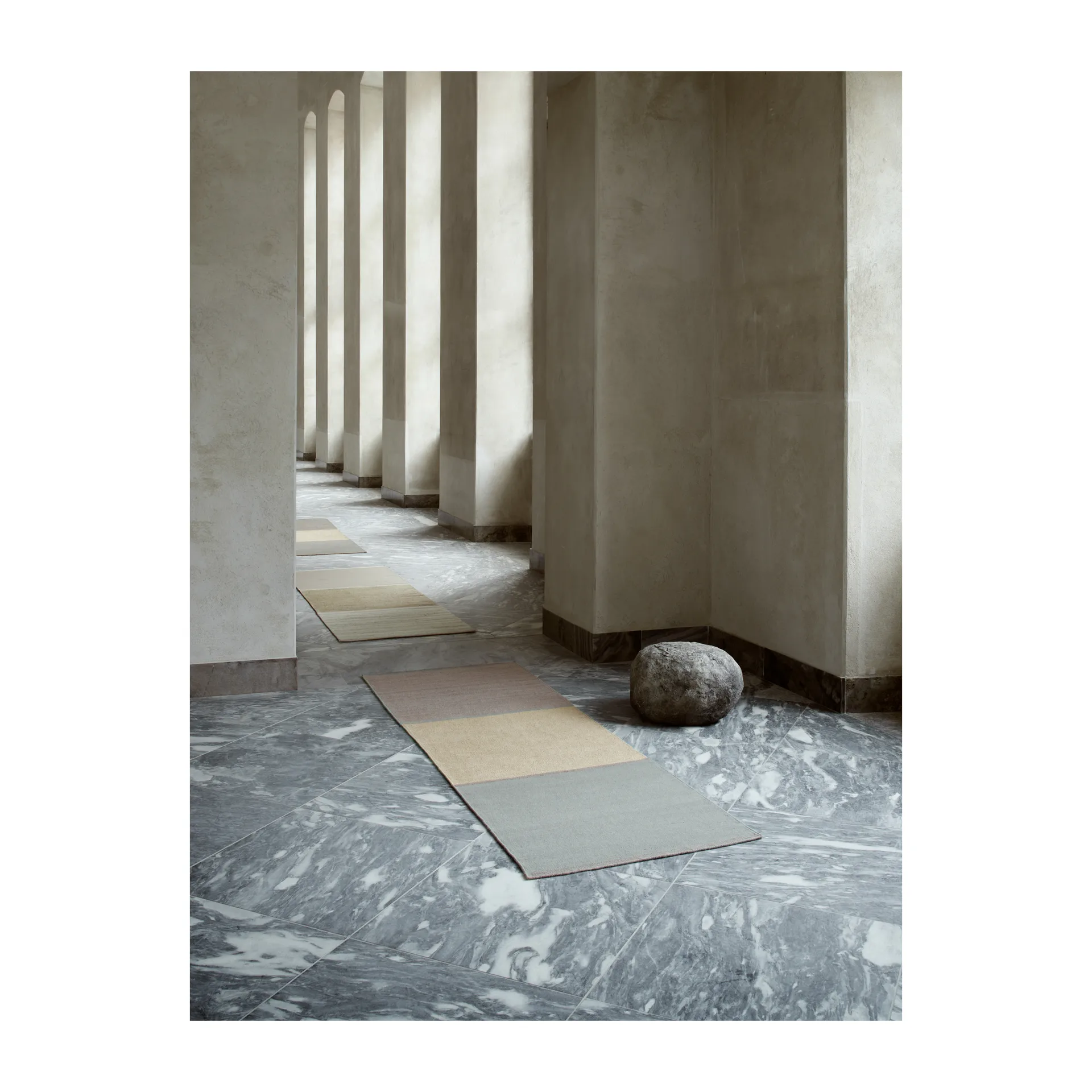 Modest Ease matta 80x250 cm, Beige Linie Design