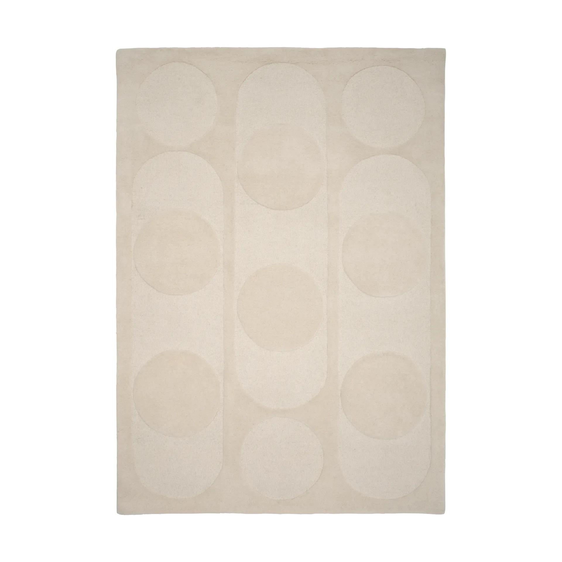 Orb Alliance ullmatta, White, 140x200 cm Linie Design