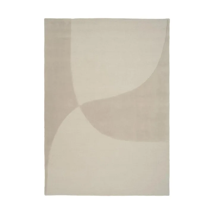 Split Plains matta - Beige, 170x240 cm - Linie Design