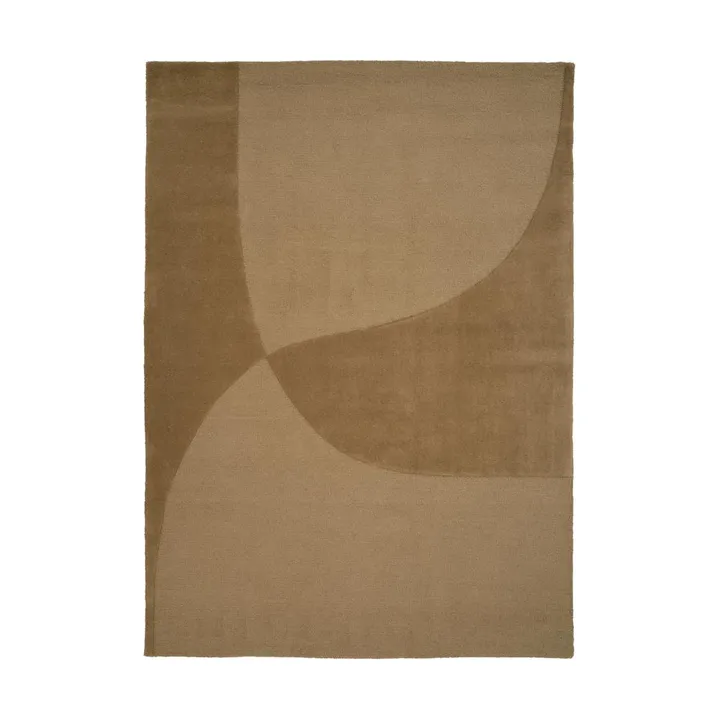 Split Plains matta - Mustard, 200x300 cm - Linie Design
