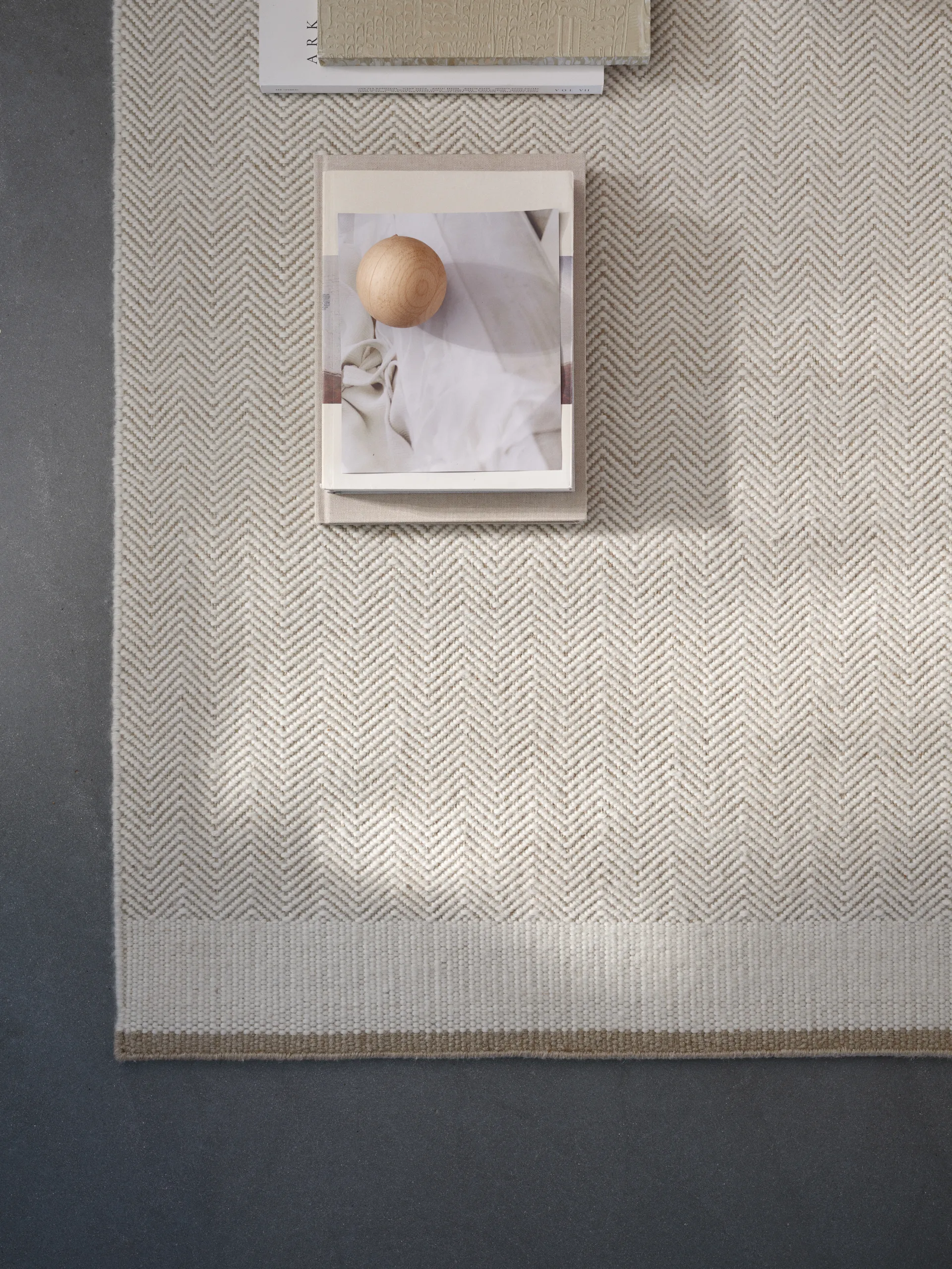 Stratum Echo ullmatta, White, 200x300 cm Linie Design