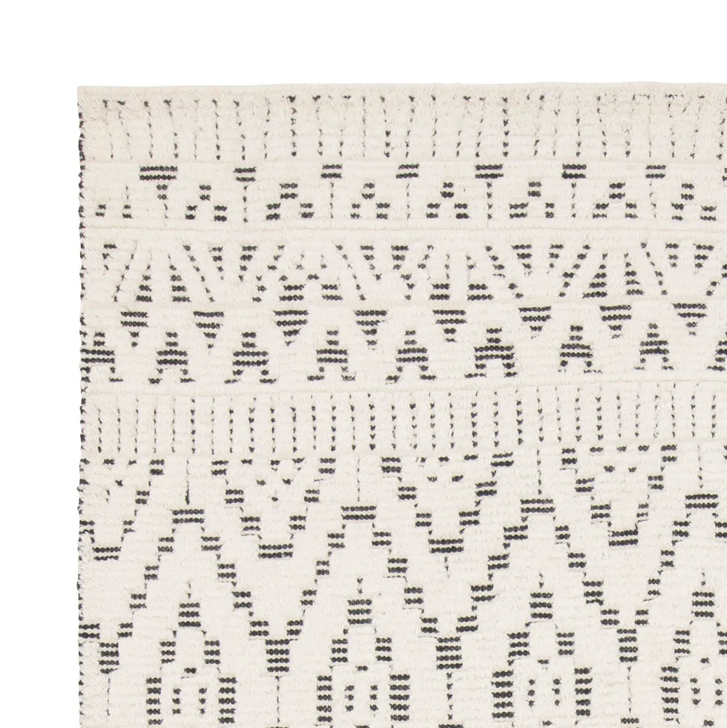 Zelbio ullmatta 140x200 cm, White-black Linie Design