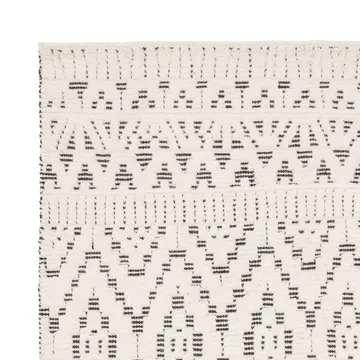 Zelbio ullmatta 140x200 cm - White-black - Linie Design