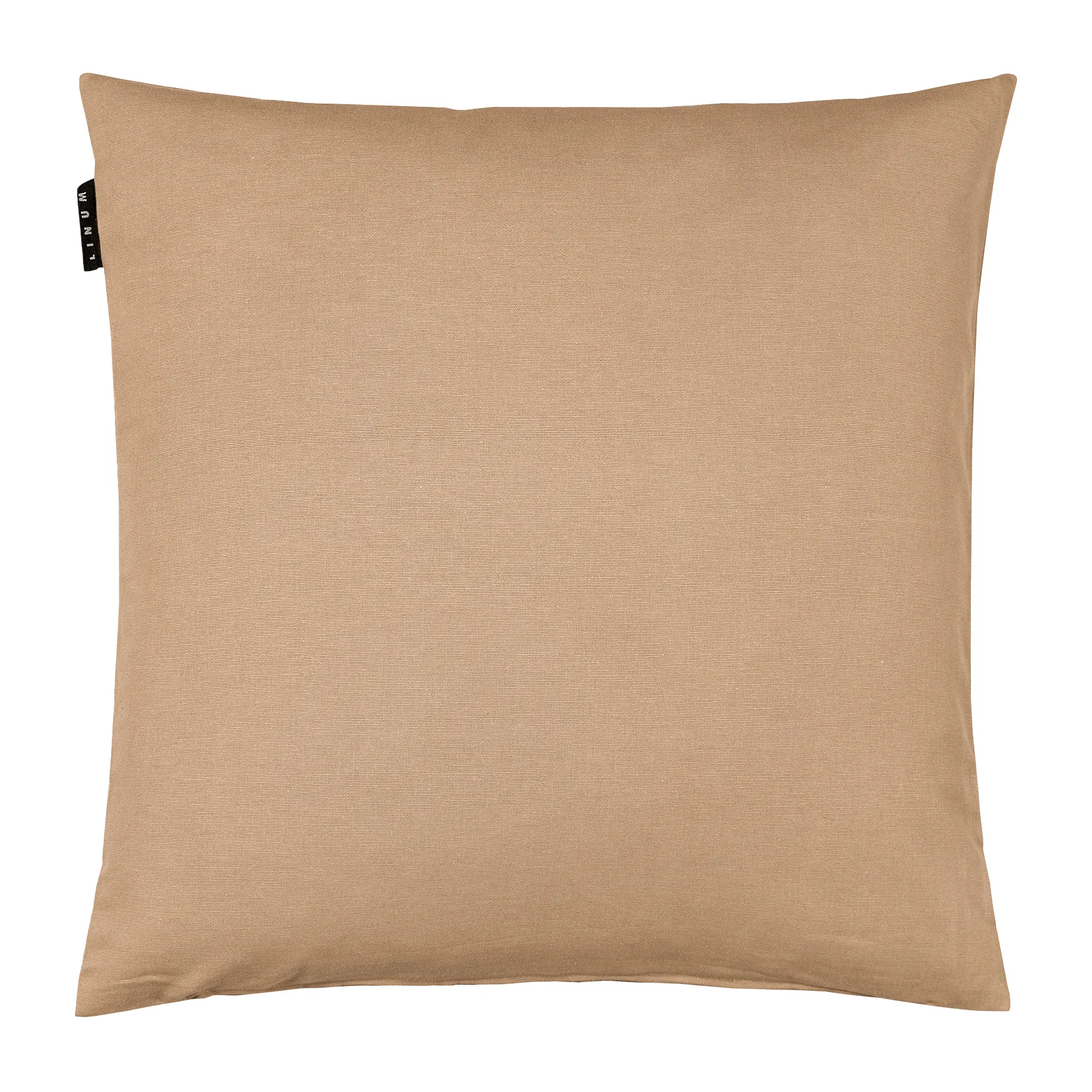 Annabell kuddfodral 50x50 cm, Brun Linum