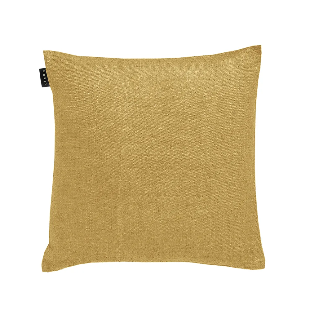 Seta kuddfodral 50x50, straw yellow Linum