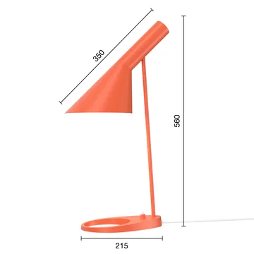 AJ bordslampa - Electric orange - Louis Poulsen