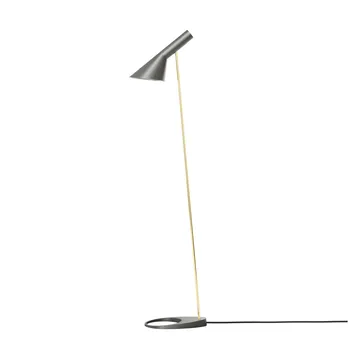 AJ golvlampa - Brass-warm grey - Louis Poulsen