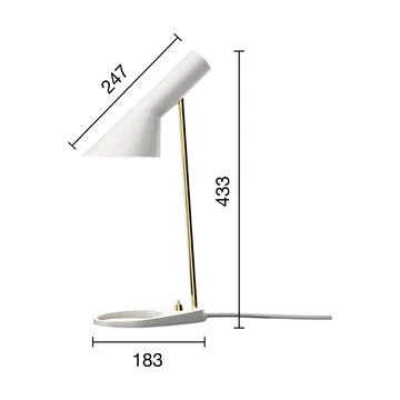 AJ Mini Anniversary jubileumsutgåva bordslampa - Matte white-pale rose - Louis Poulsen