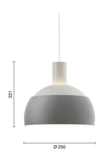 FJ Elements pendel Ø25 cm - Original grey - Louis Poulsen