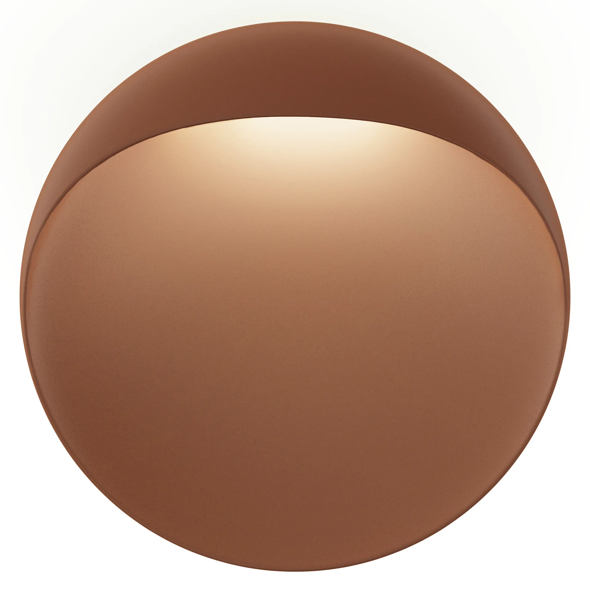 Flindt vägglampa Ø40 cm, Corten Louis Poulsen