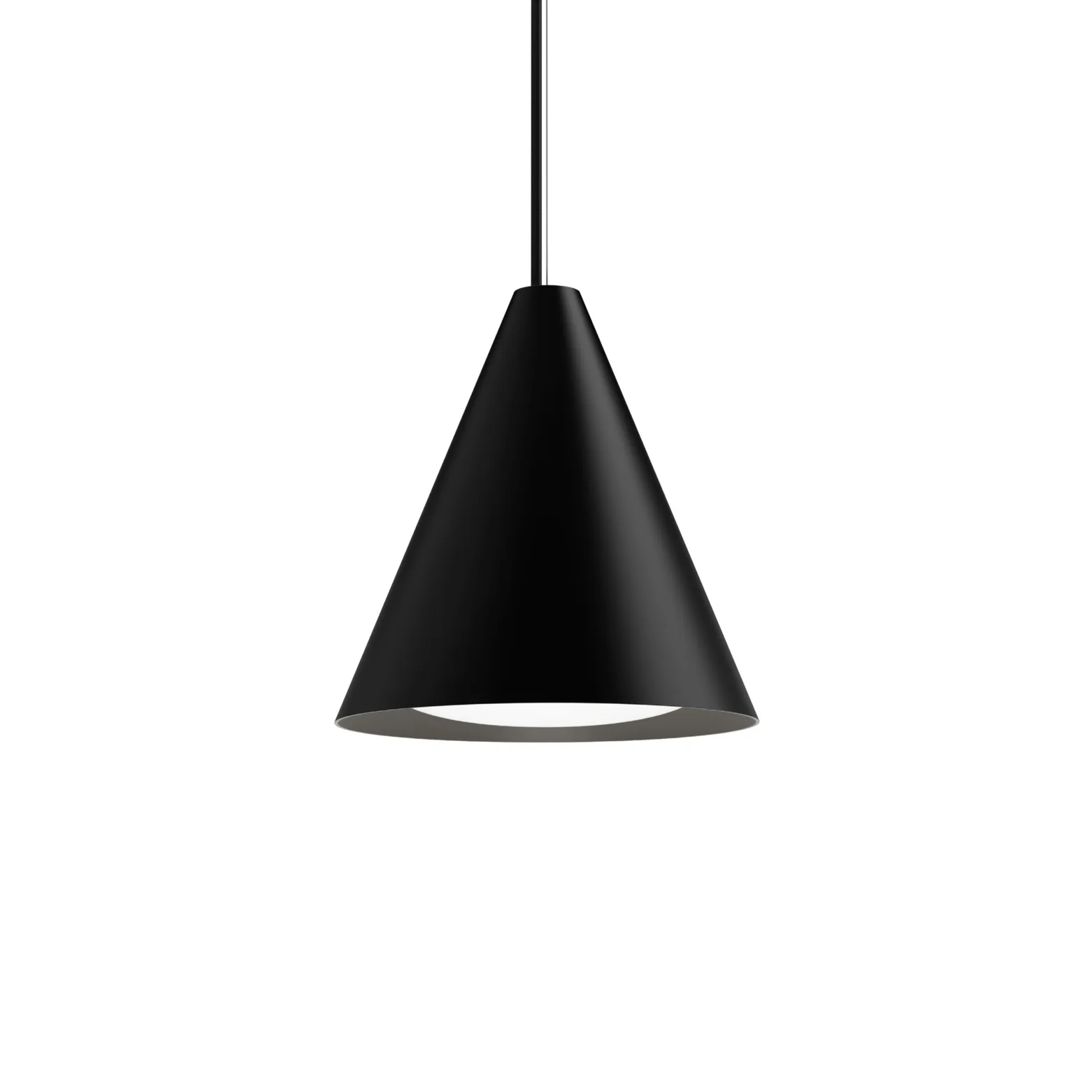 Keglen pendel Ø25 cm, Svart Louis Poulsen