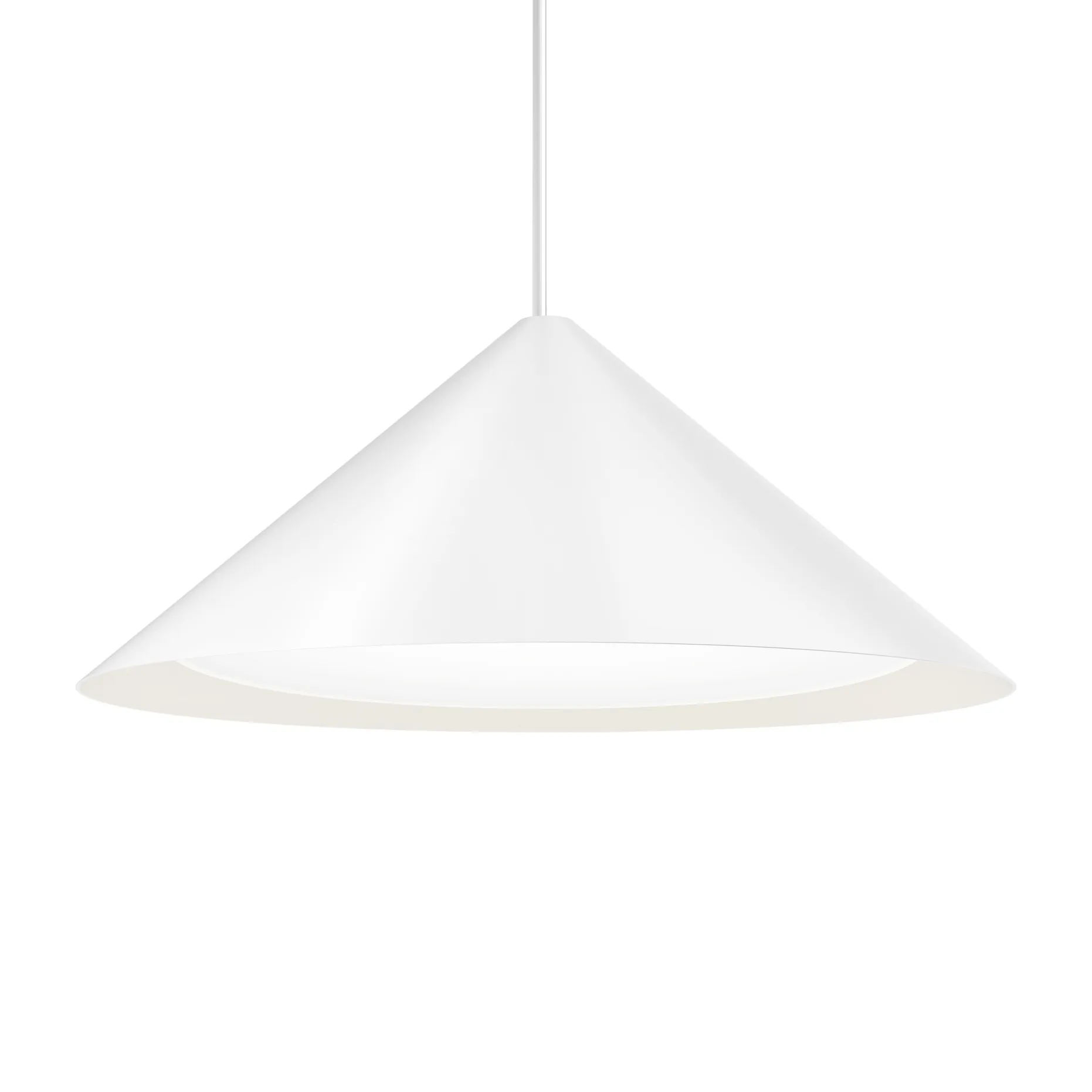 Keglen pendel Ø65 cm, Vit Louis Poulsen