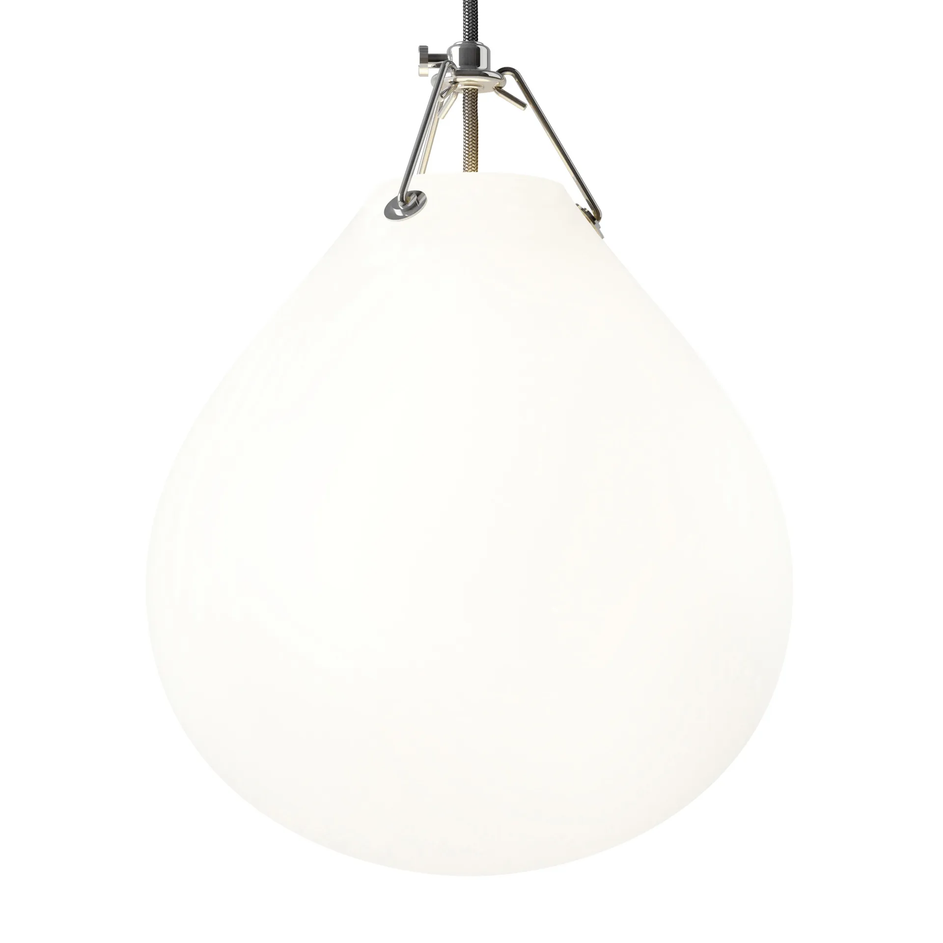 Moser pendel Ø25 cm, Matt vit Louis Poulsen