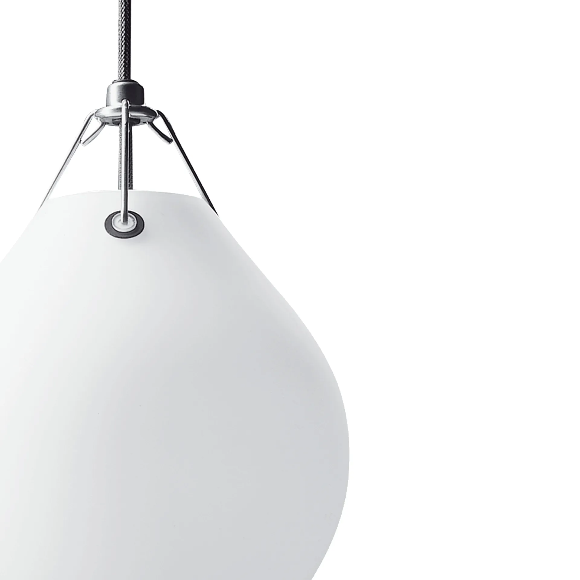 Moser pendel Ø25 cm, Matt vit Louis Poulsen